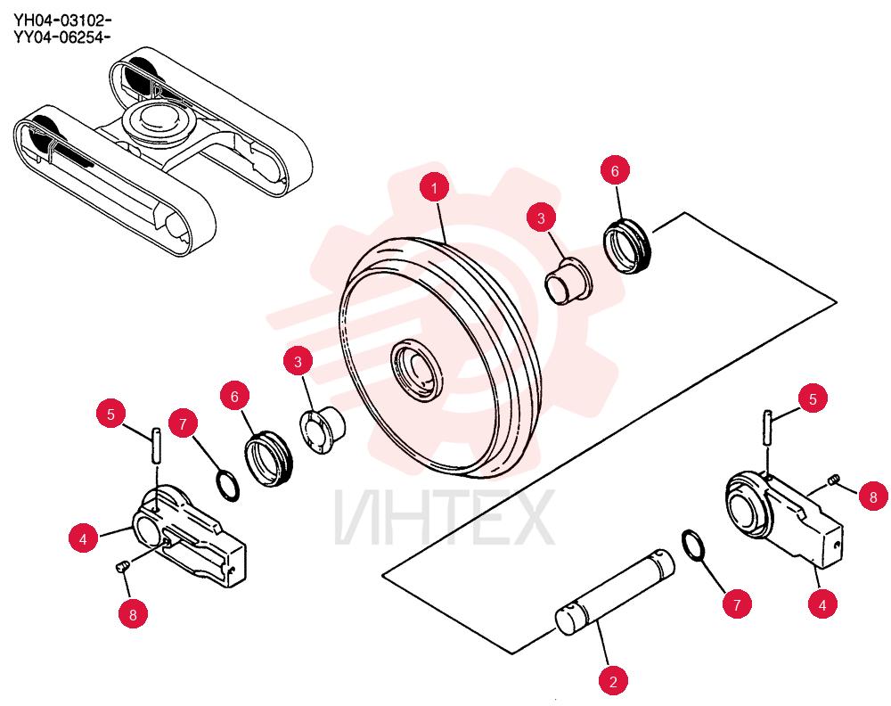 IDLER WHEEL YY52D00007F1