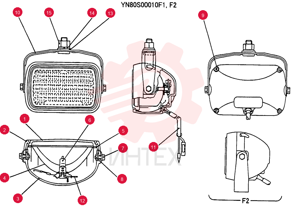 LIGHT ASSY. YN80S00010F1