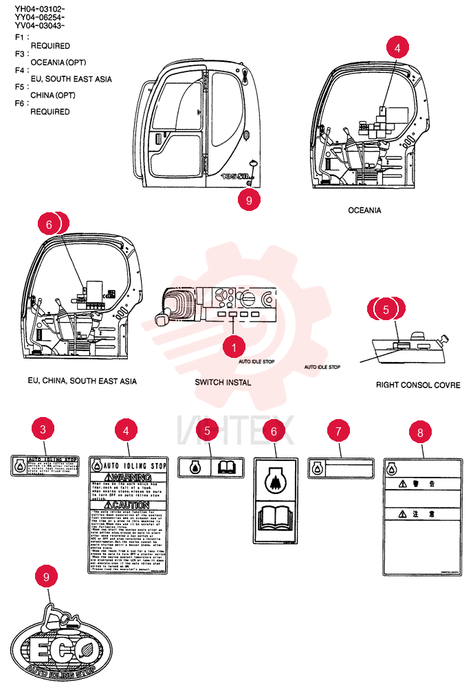 NAME PLATE INSTAL (REQUIRED) YT22T00081F1