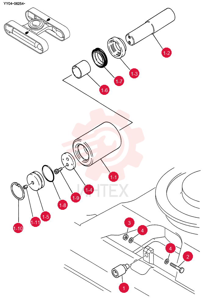 ROLLER ASSY, UPP YY64D00016F1