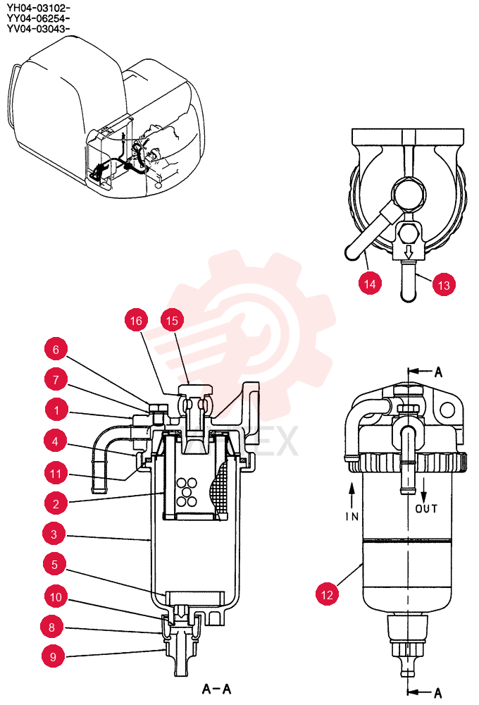 SEPARATOR YM02P01039F1