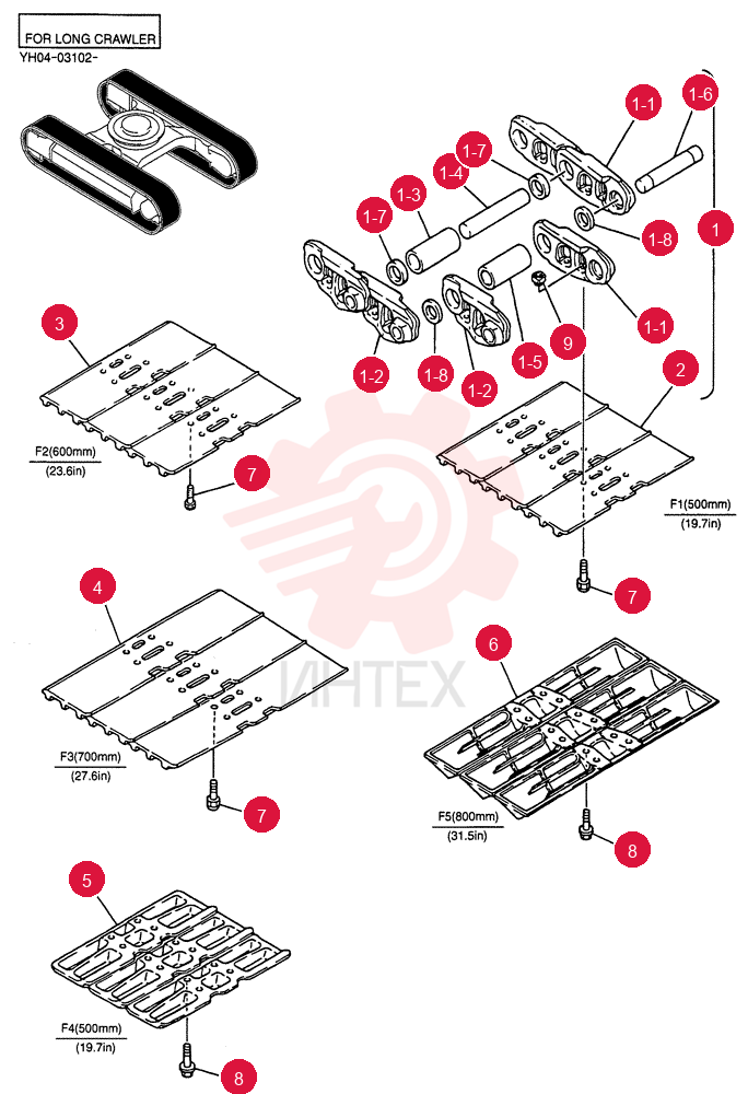SHOE ASSY YY60D00016F1