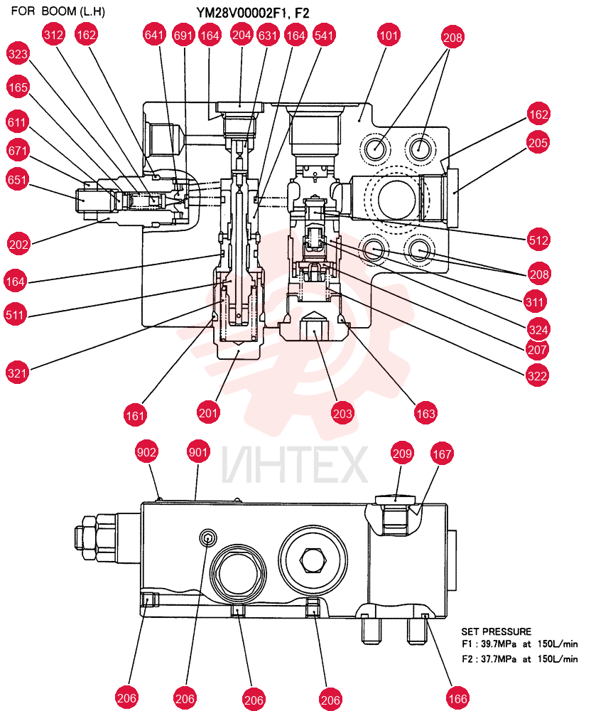 VALVE YM28V00002F2
