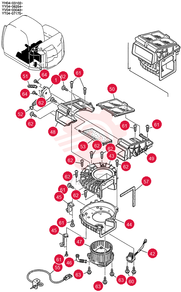 AIR CONDITIONER,Assembly YT20M00004F2 (1)