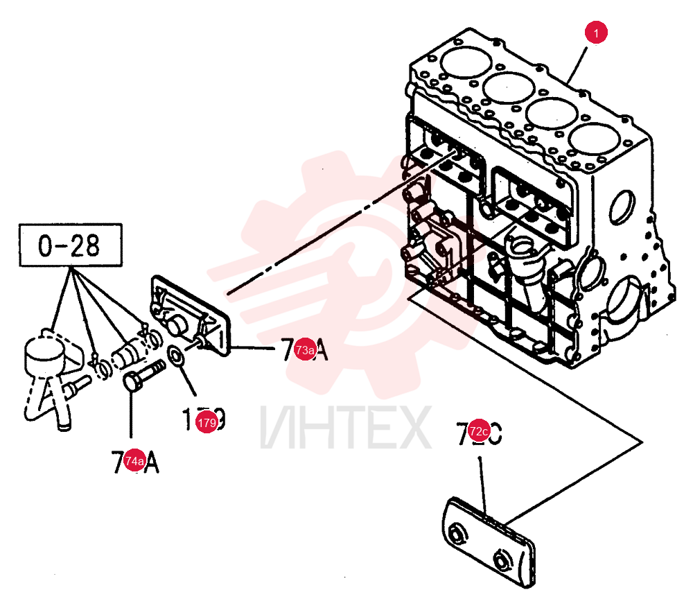 CYLINDER BLOCK 0-13C