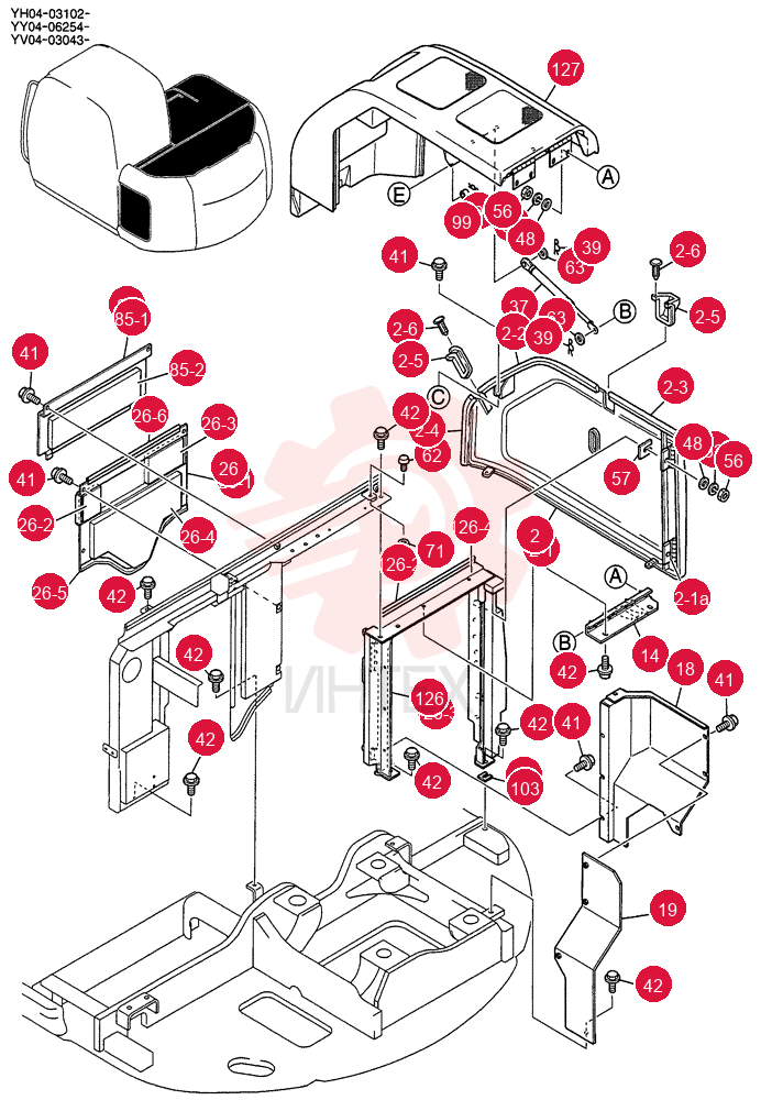 GUARD INSTAL  YH04-03102, Serial Range: -YH04-03215 YY21C00010FD (4)