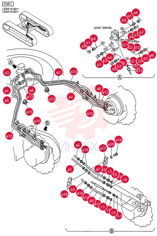 HYD LINES, LOW YY02H00047F1
