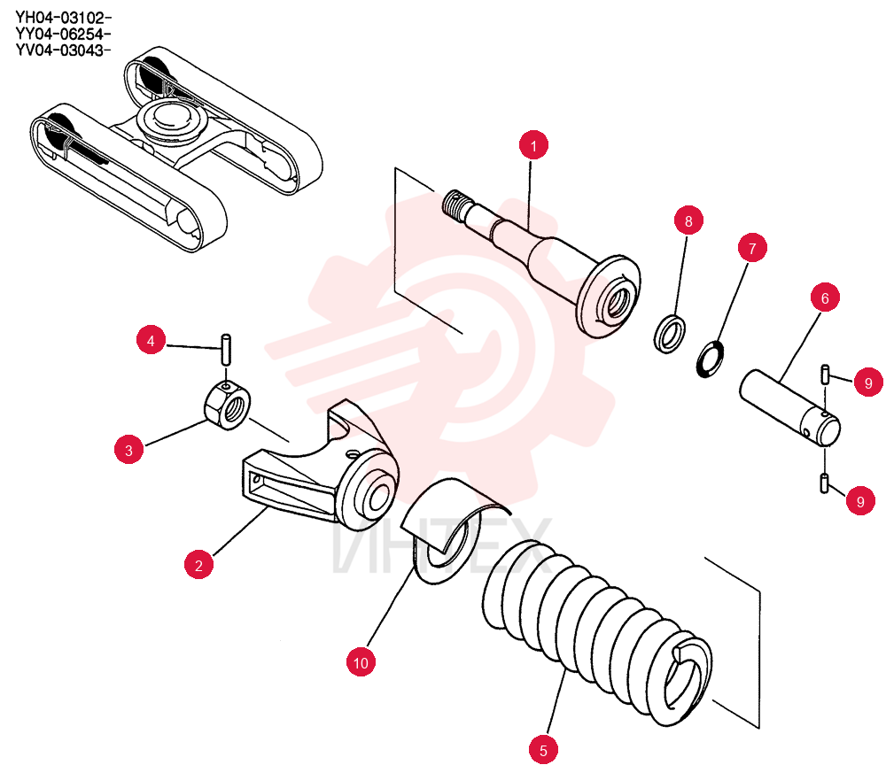 IDLER YX54D00002F1