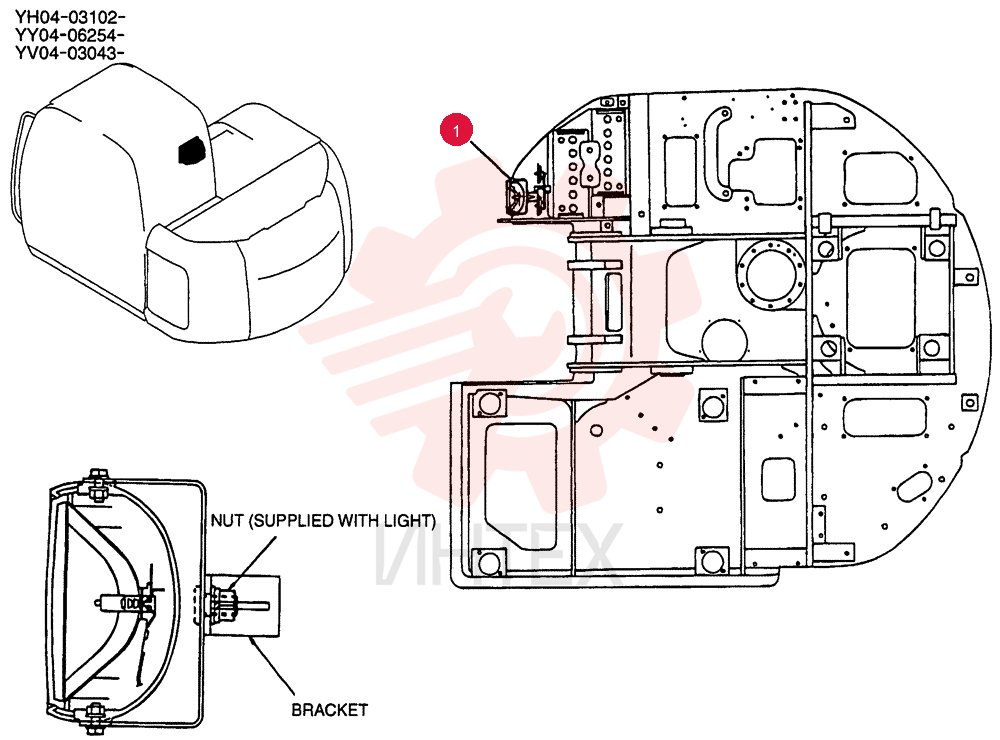LIGHT ASSY. YX80E00002F1