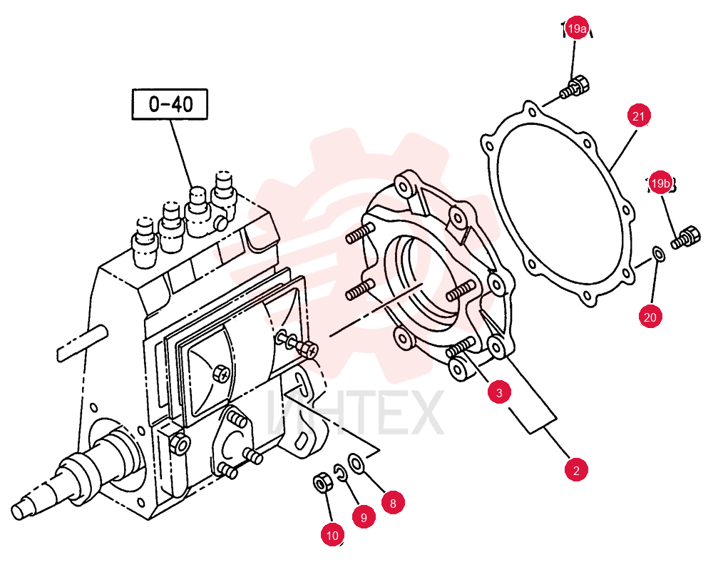 MISCELLANEOUS PARTS; INJECTION PUMP 0-86C