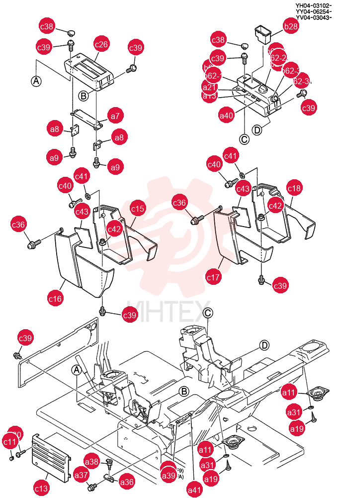 PANEL ASSY, INSTRUMENT (STD) YT17M00012F1 (2)