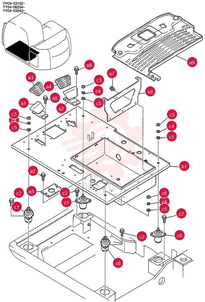 PLATE ASSY. YY03M00014F1