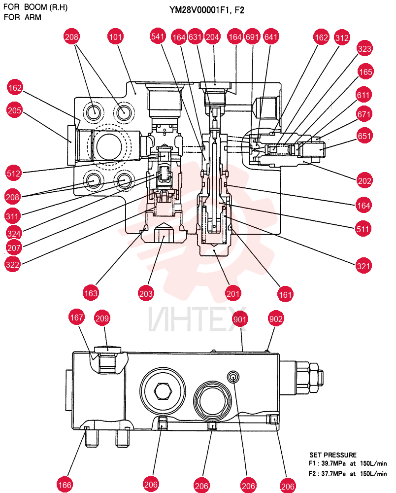 VALVE YM28V00001F2