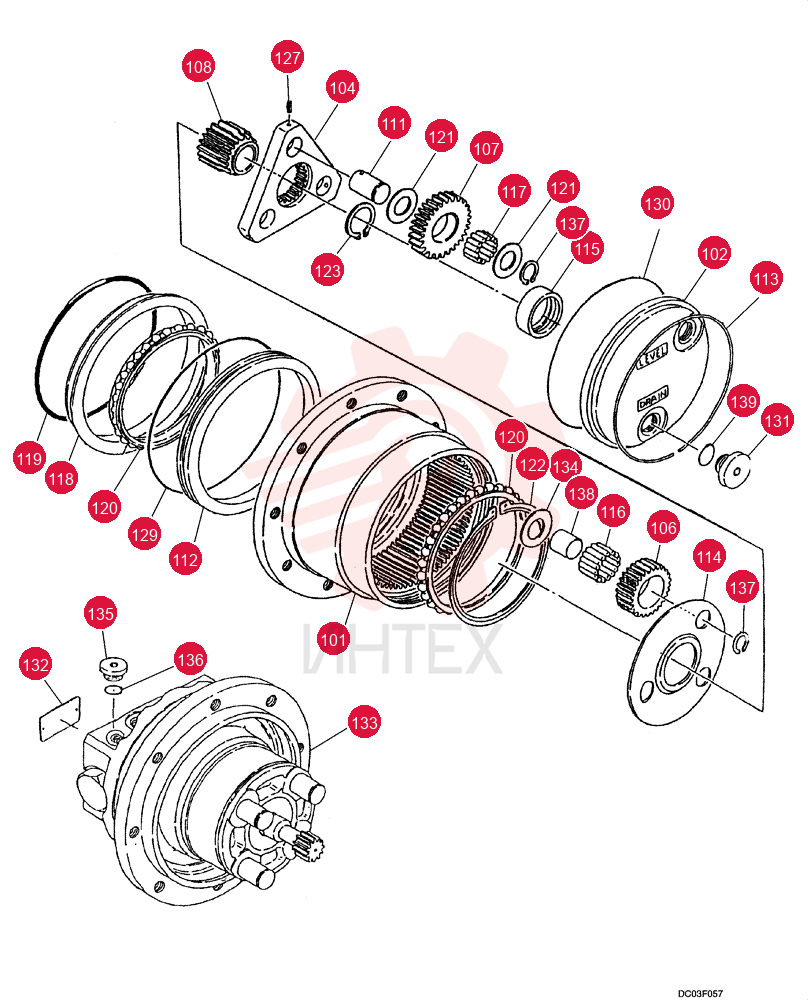 HYDRAULIC MOTOR PE15V00005F1