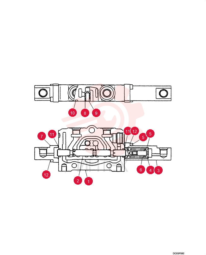 HYDRAULIC VALVE PE30V01001F1