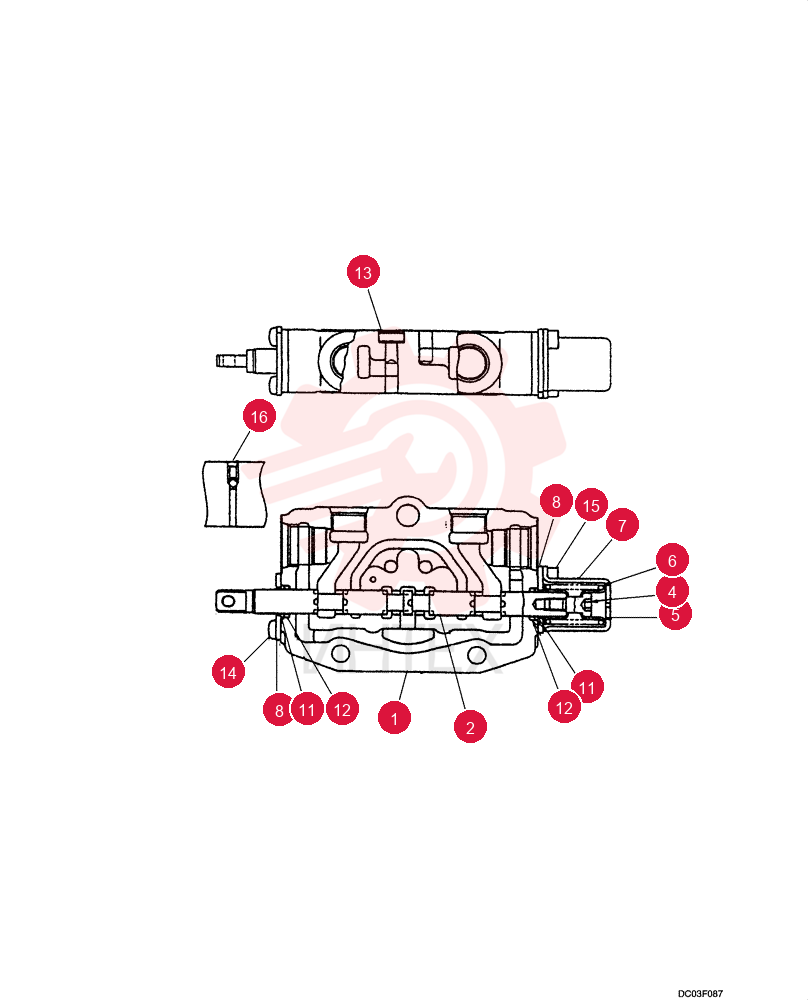 HYDRAULIC VALVE PA30V01007F1