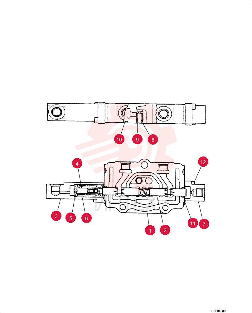 HYDRAULIC VALVE PA30V01009F1