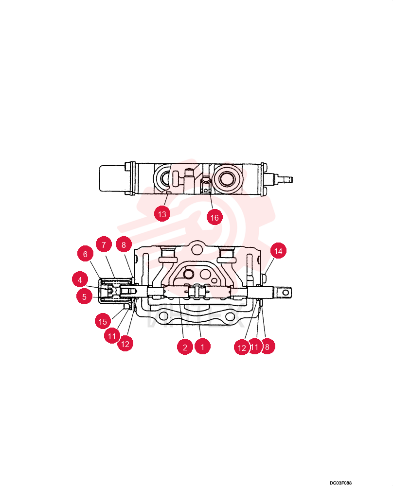 HYDRAULIC VALVE PE30V01006F1
