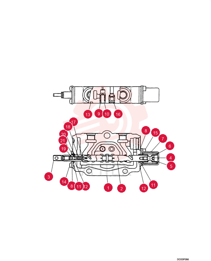 HYDRAULIC VALVE PE30V01005F1