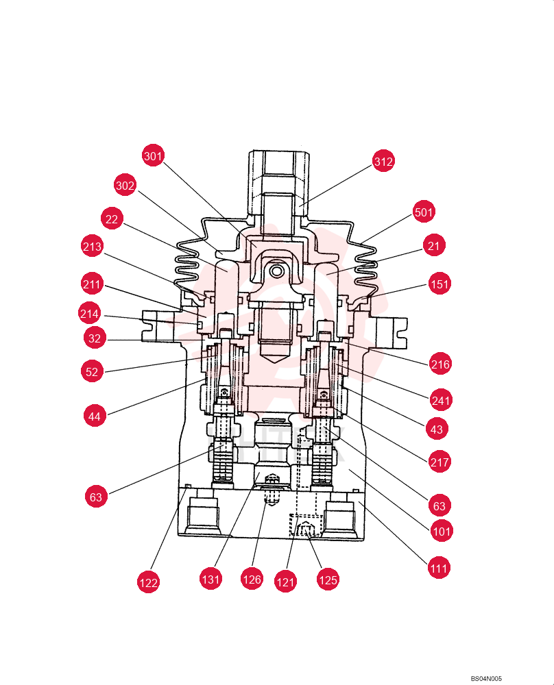 PILOT VALVE PA30V00002F5