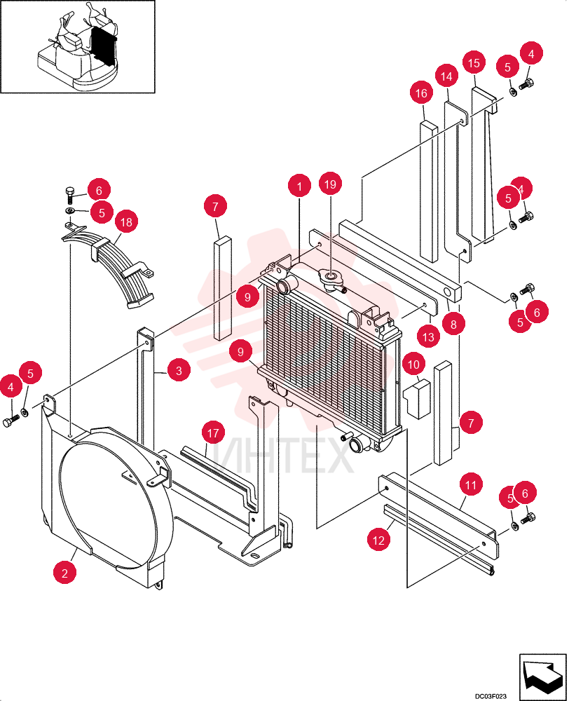 RADIATOR PE05P00003F2