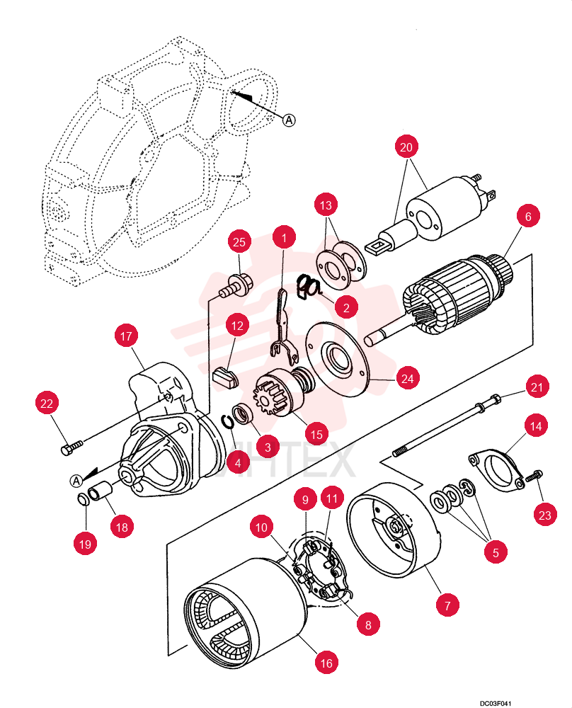 STARTING MOTOR VV11922677010