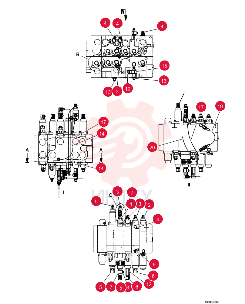 CONTROL LINES - MAIN, STD, F1 YM06H00007F1 (2)