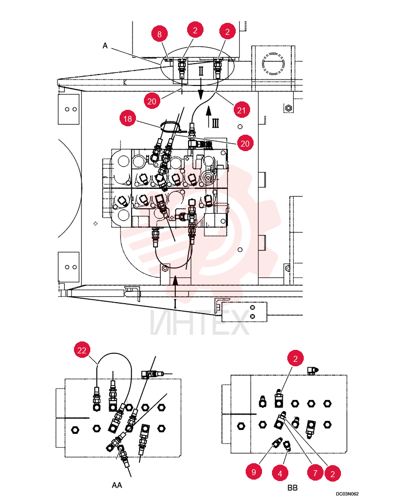 CONTROL LINES - MAIN, STD, F1 YM06H00007F1 (1)
