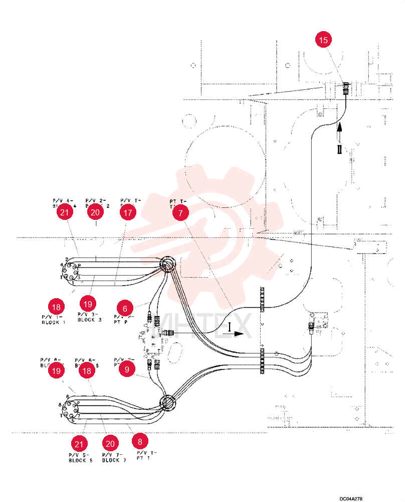 CONTROL LINES, REMOTE (STD) YM68H00011F1 (1)