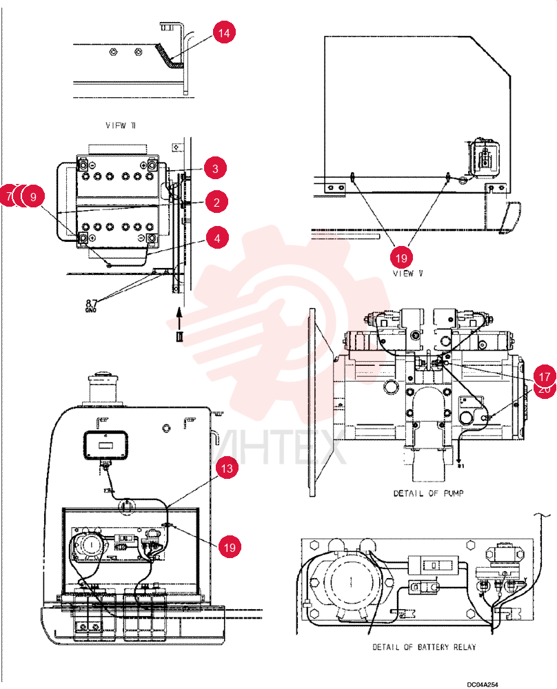 HARNESS ASSY, UPPER, FRAME (STD) YM13E00004F1 (2)
