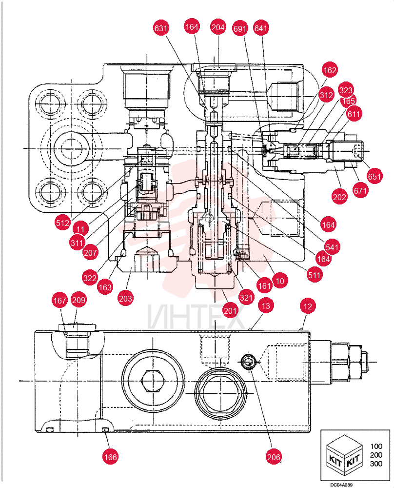 HYDRAULIC VALVE YB28V00003F2
