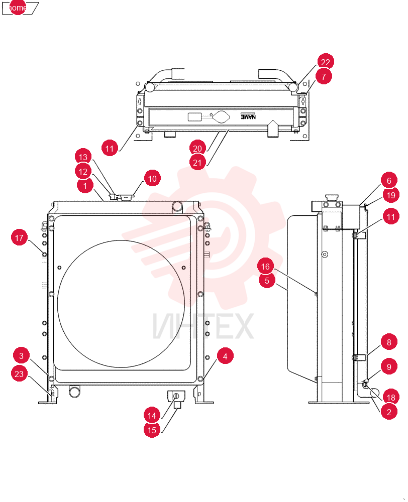 RADIATOR YM05P00013F1