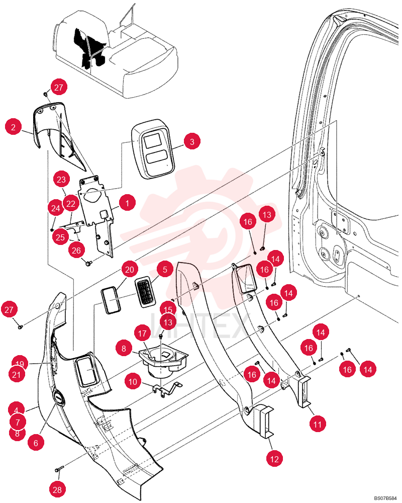 BRACKET YN17M01197P2