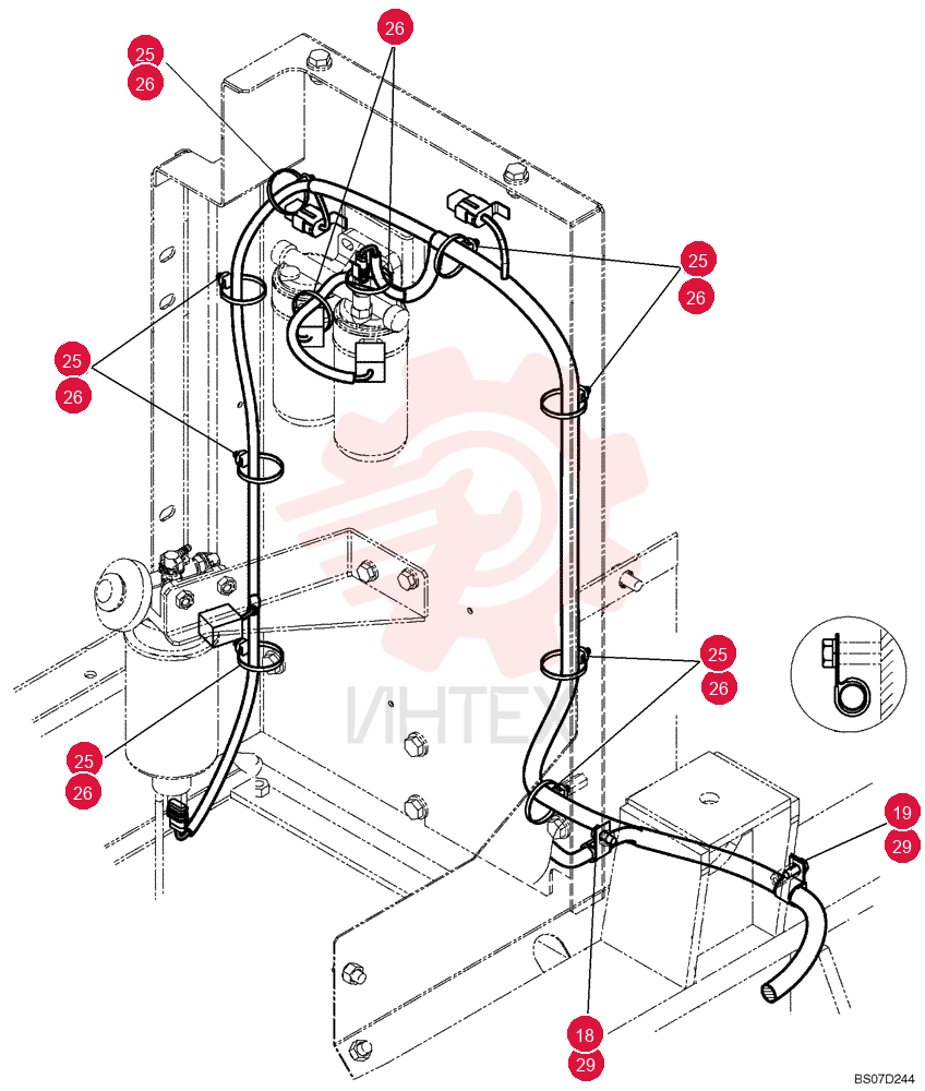 CLIP EW02E01015D6