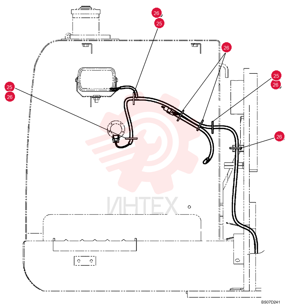 CLIP,M8 x 8.20mm Shank YN13E01375P1 (2)
