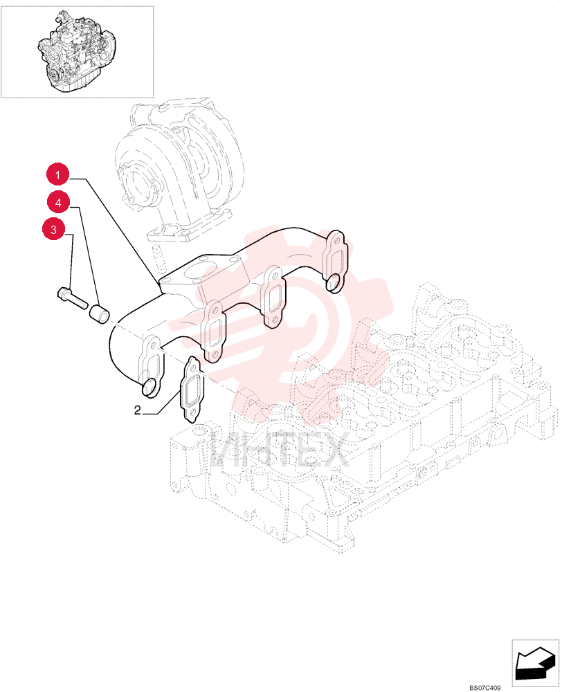 EXHAUST MANIFOLD 2853095