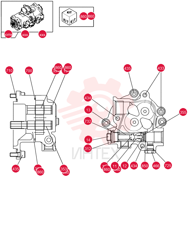 HYDRAULIC PUMP YX10V00004F3