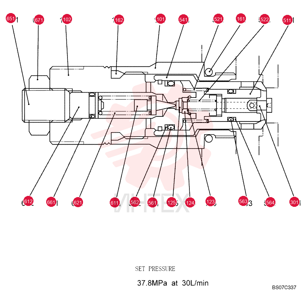 HYDRAULIC VALVE YN22V00029F2