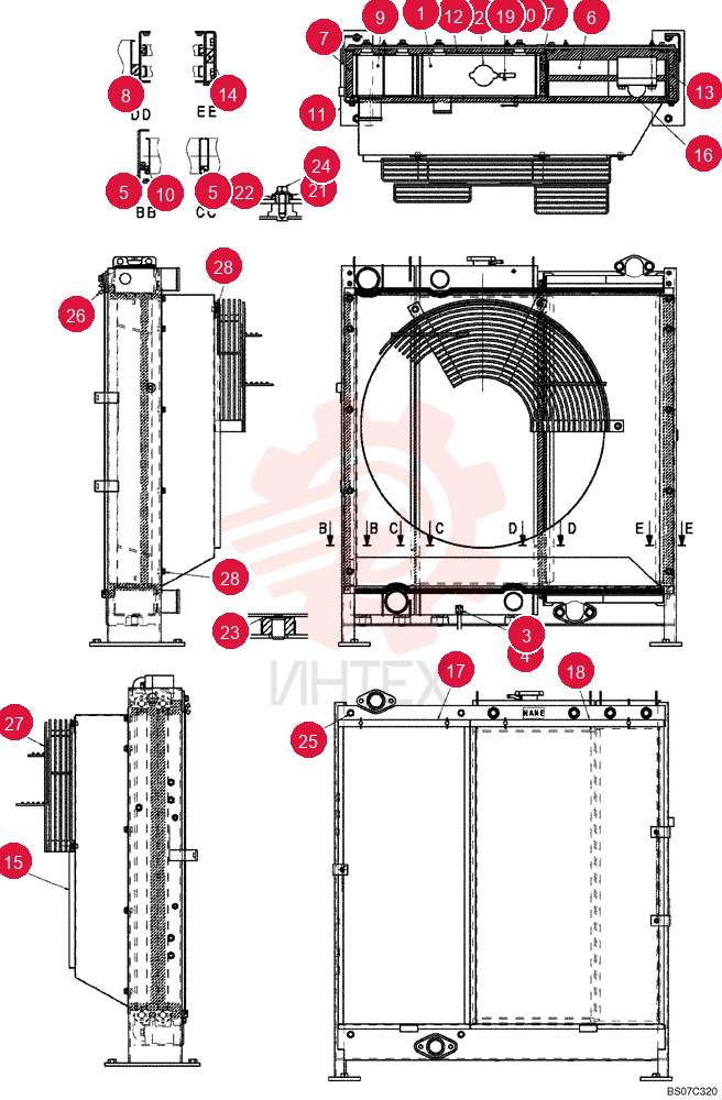 RADIATOR YM05P00020F1