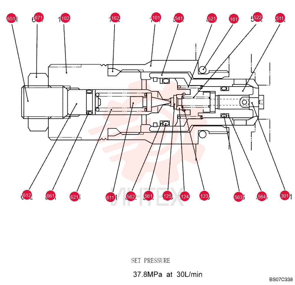 Valve Assembly, Overload, Start Serial: 2