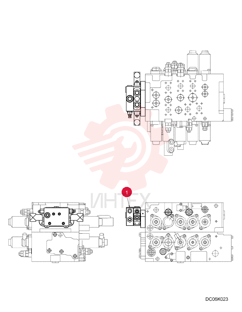 HYDRAULIC VALVE YN30V00108F1 (2)