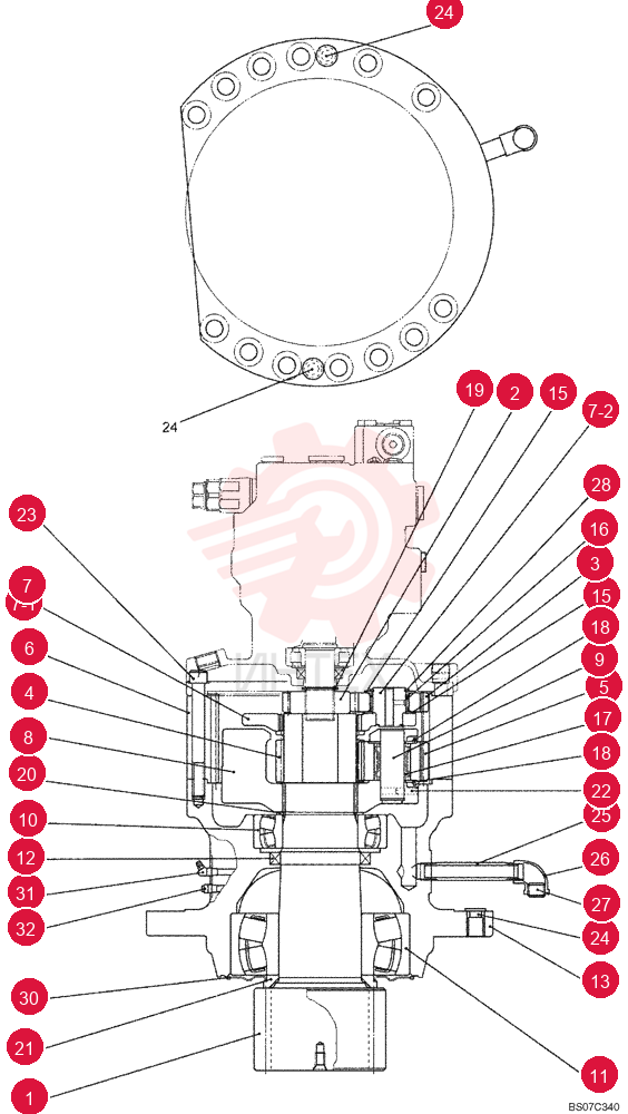 MOTOR YM32W00008F2