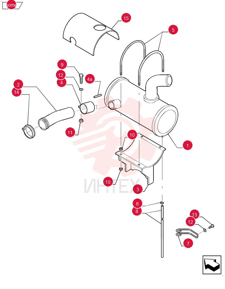MUFFLER YM12P00010P1