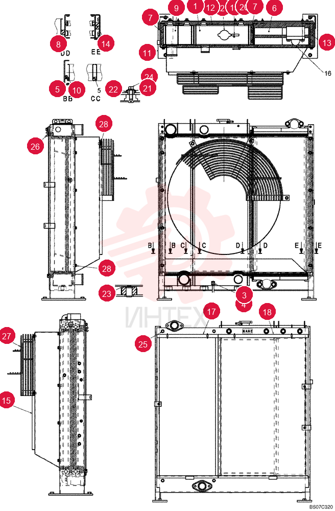 RADIATOR YM05P00019S001