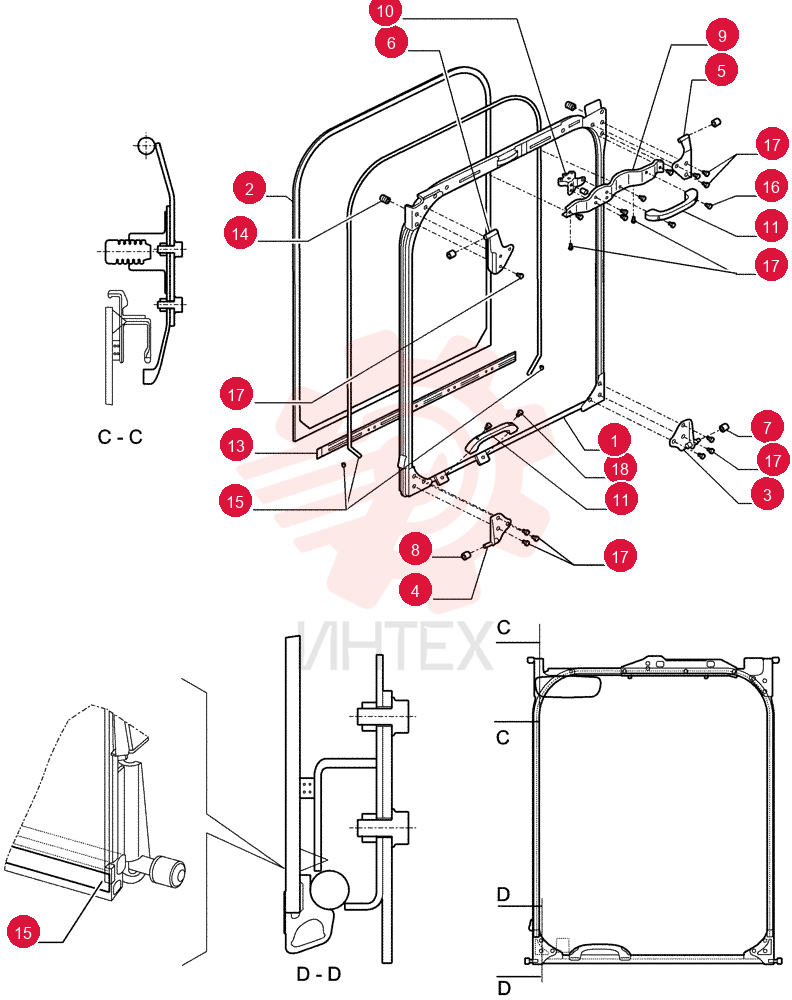 WINDOW FRAME LQ50C00002S001