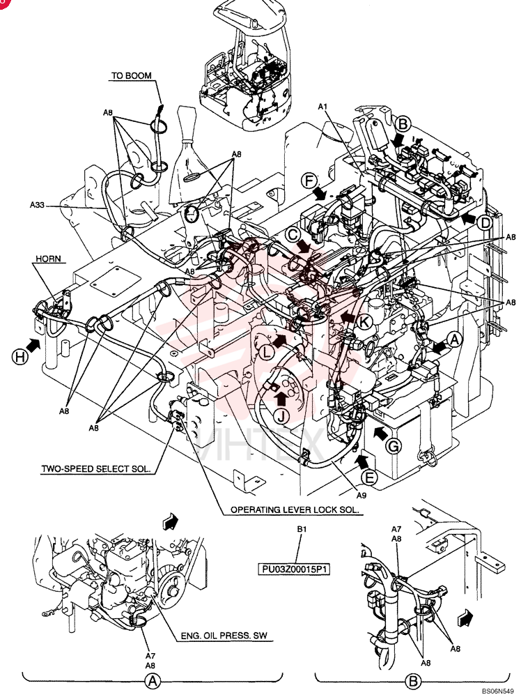 ELECTRICAL ASSY, UPPER (PU03E00002F1)