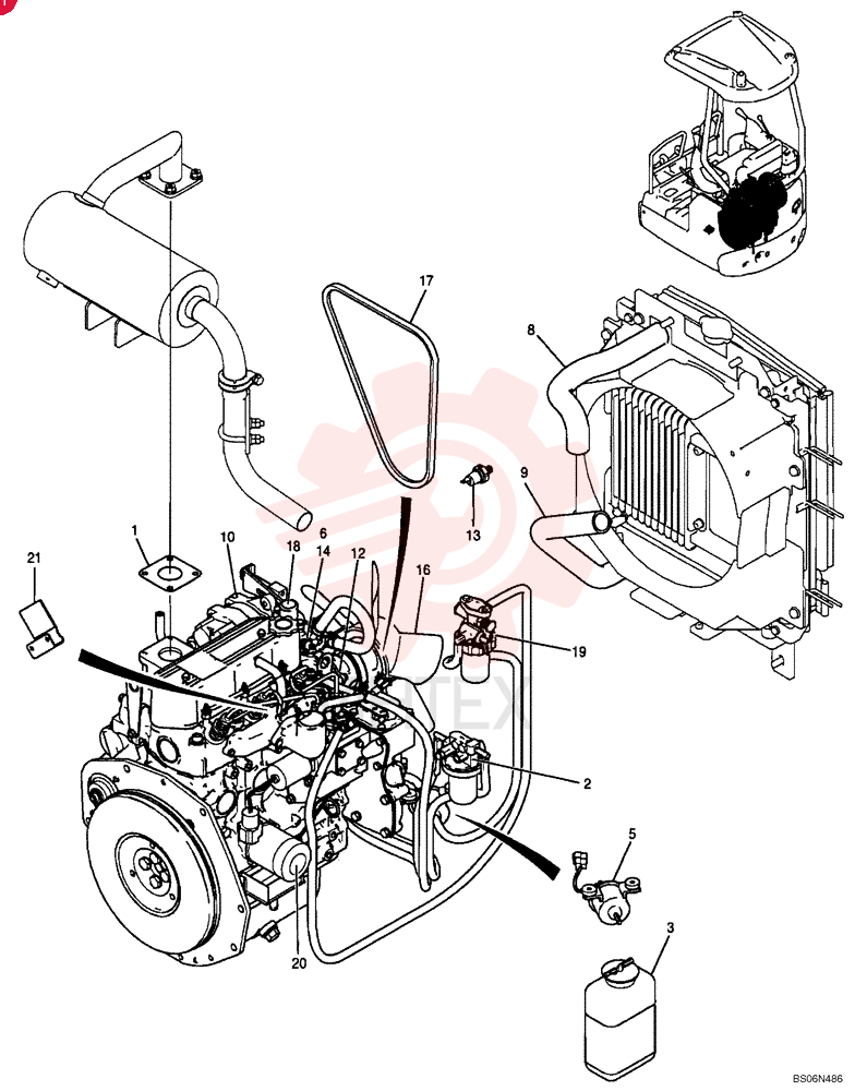 ENGINE PU02P00013F1