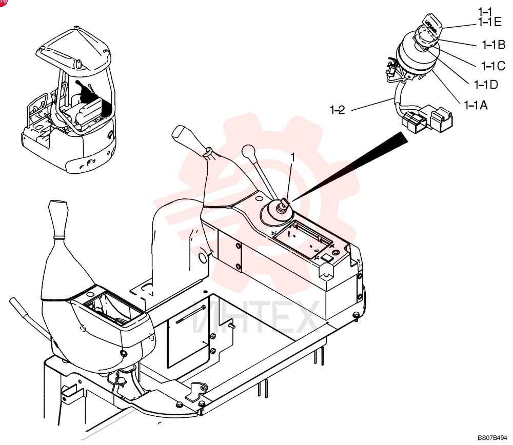 IGNITION SWITCH PW50E00003F1