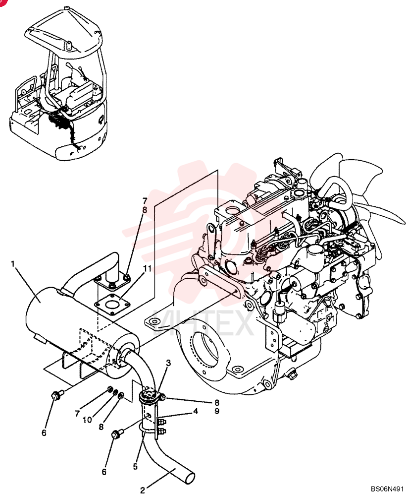 MUFFLER ASSY (PU12P00014F1)