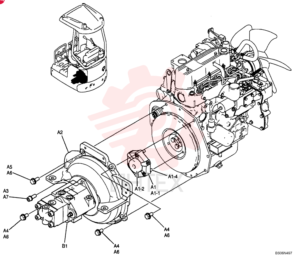 POWER TAKE-OFF ASSY (PU30P00013F1)